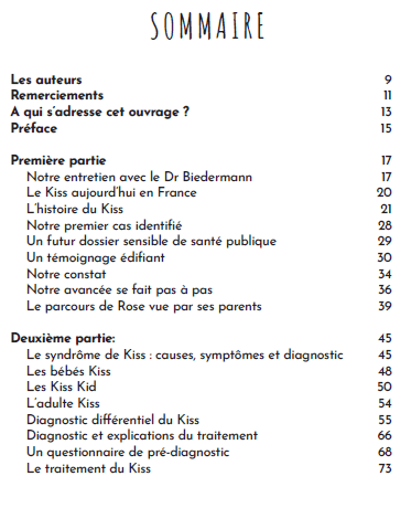 livre syndrome de kiss